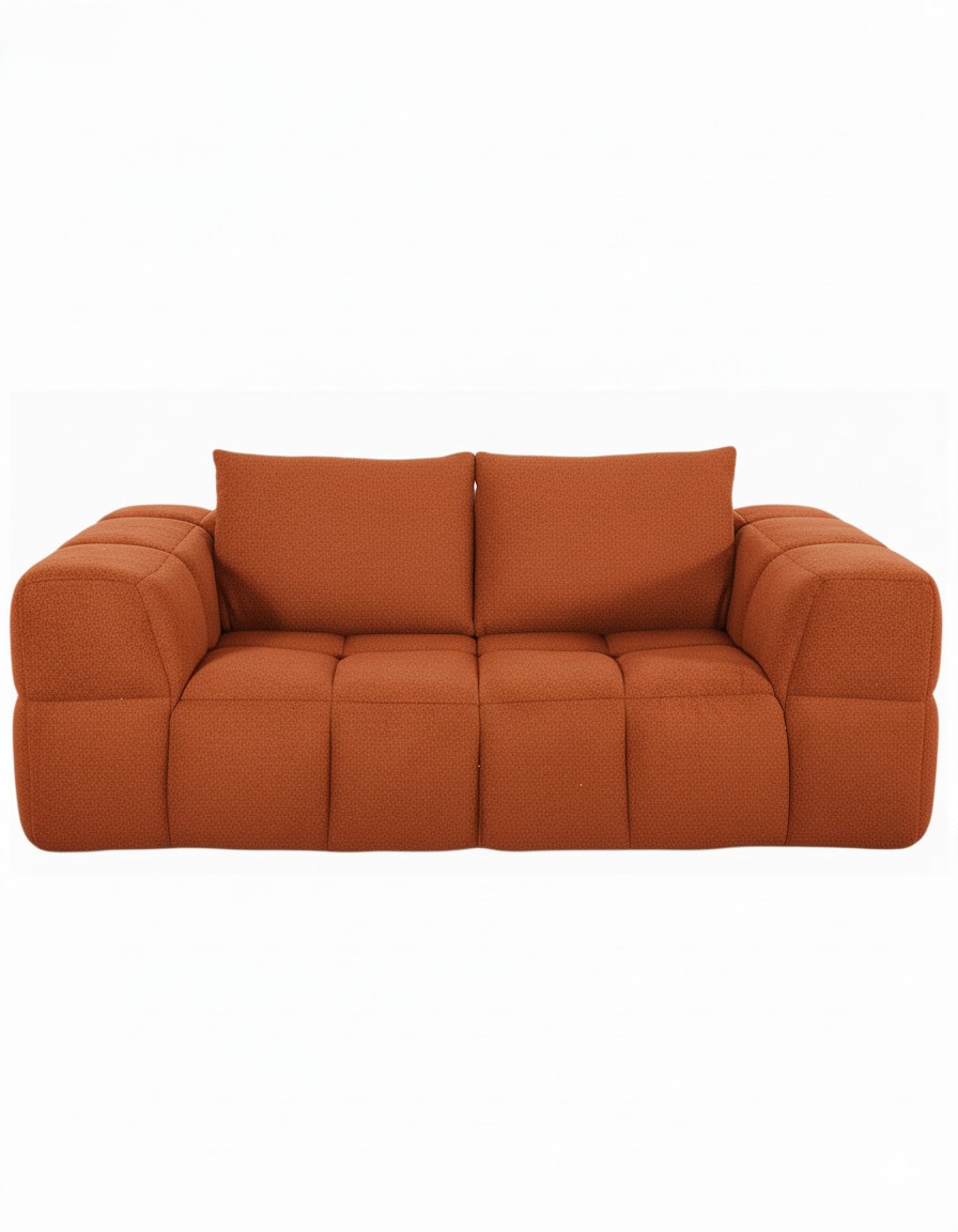 Canapé Bubble 2 Places - Tissu bouclette