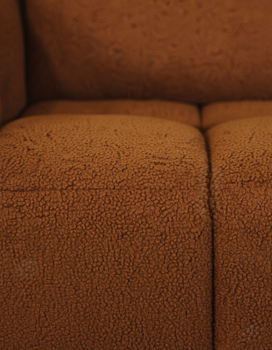 Canapé Bubble 2 Places - Tissu bouclette