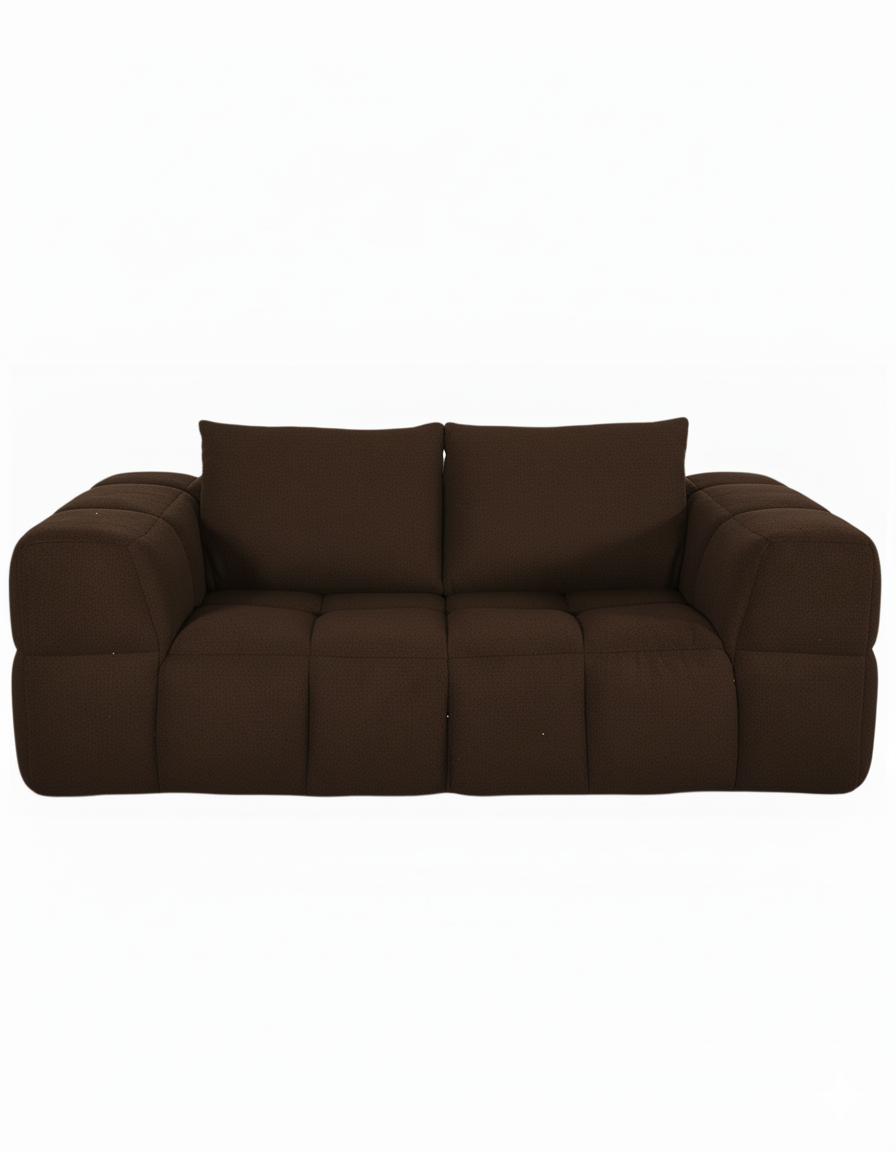 Canapé Bubble 2 Places - Tissu bouclette