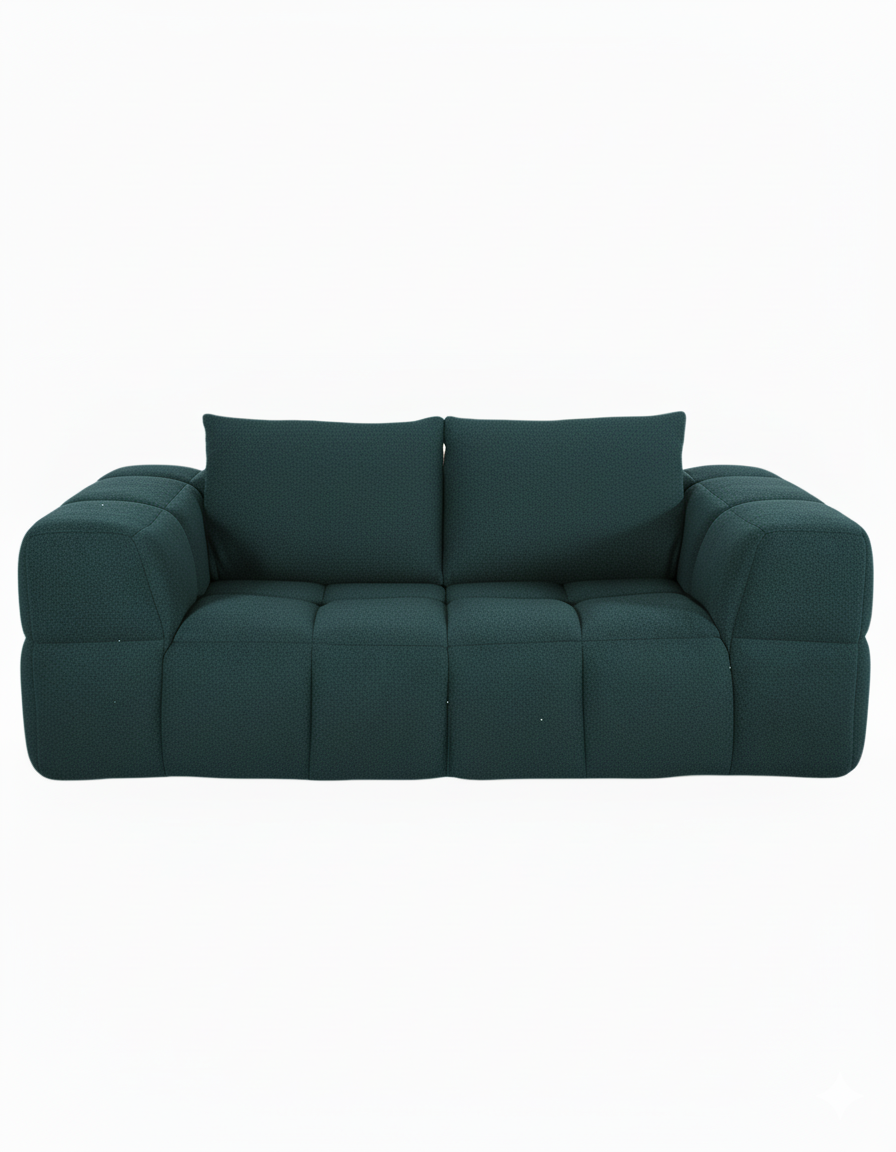 Canapé Bubble 2 Places - Tissu bouclette