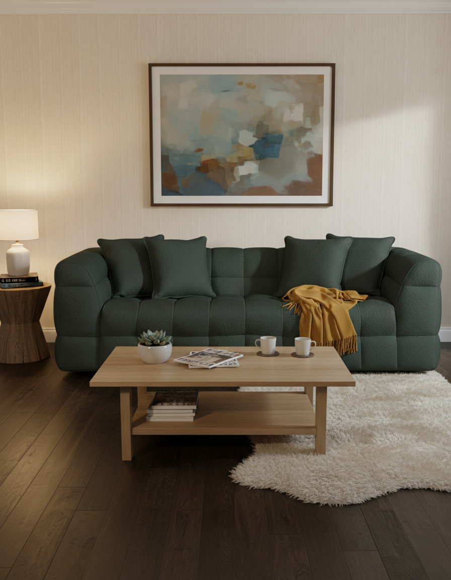 Canapé Bubble 3 Places - Laine Douce