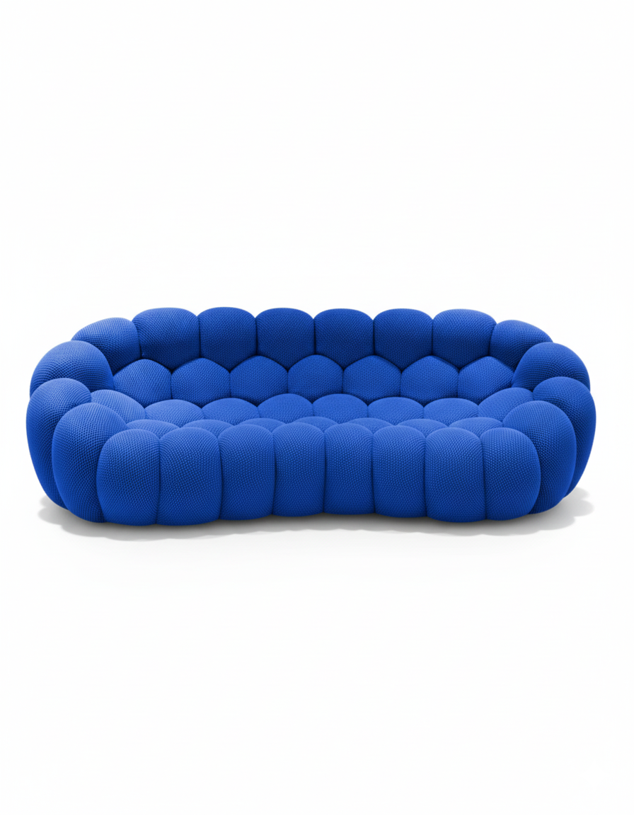 Canapé Bubble 3 places - Tissu alvéolaire