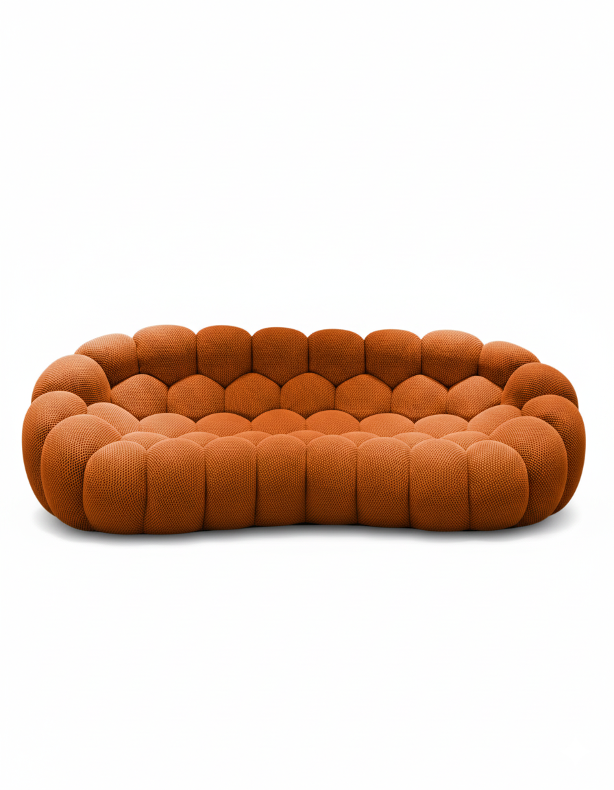 Canapé Bubble 3 places - Tissu alvéolaire