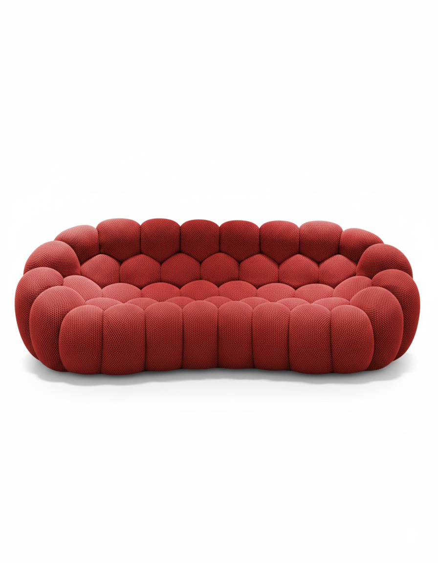 Canapé Bubble 3 places - Tissu alvéolaire