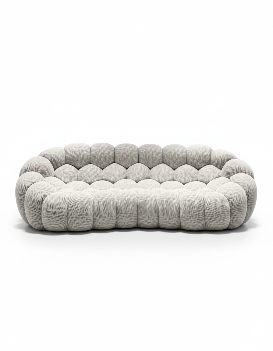 Canapé Bubble 3 places - Tissu alvéolaire