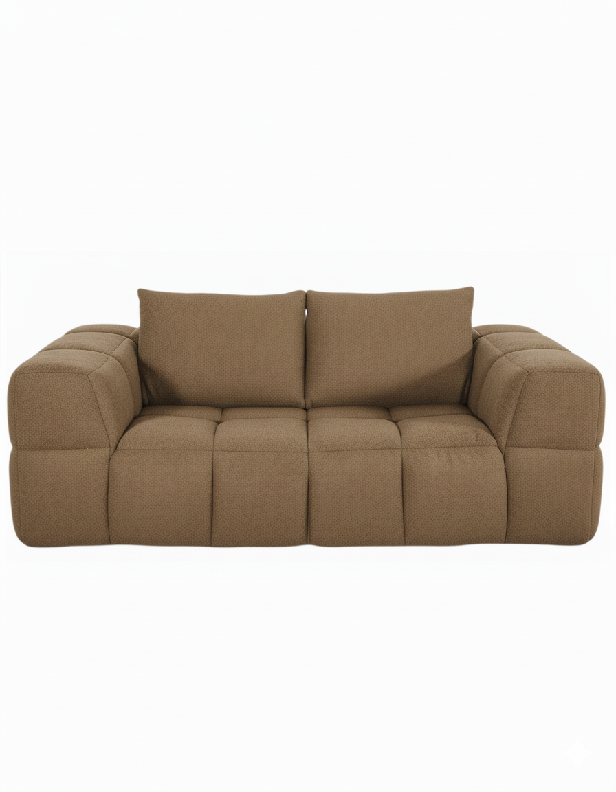 Canapé Bubble 2 Places - Tissu bouclette