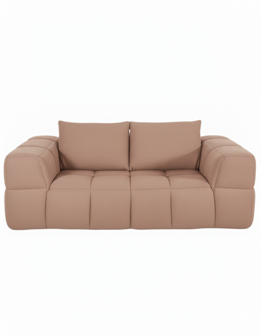 Canapé Bubble 2 Places - Tissu bouclette