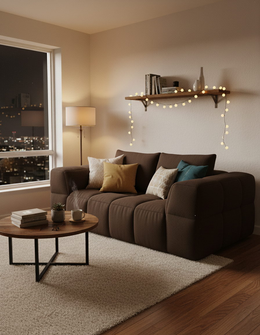 Canapé Bubble 2 Places - Tissu bouclette