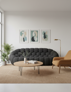 Canapé Bubble 3 places - Tissu micro-texturé