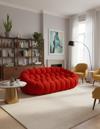 Canapé Bubble 3 places - Tissu micro-texturé