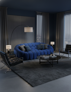 Canapé Bubble 3 places - Tissu micro-texturé