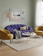 Canapé Bubble 2 places - Tissu micro-texturé