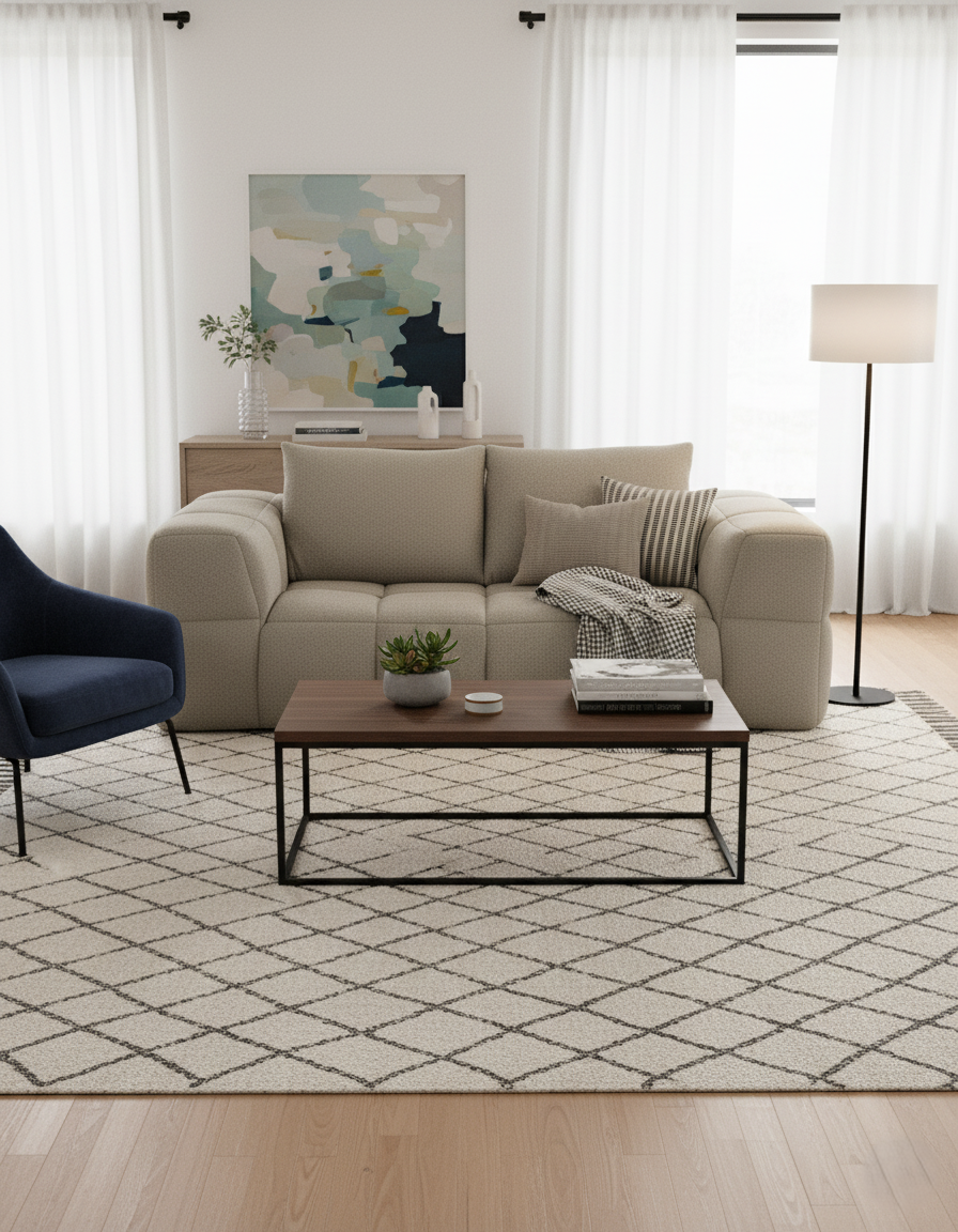 Canapé Bubble 2 Places - Tissu bouclette