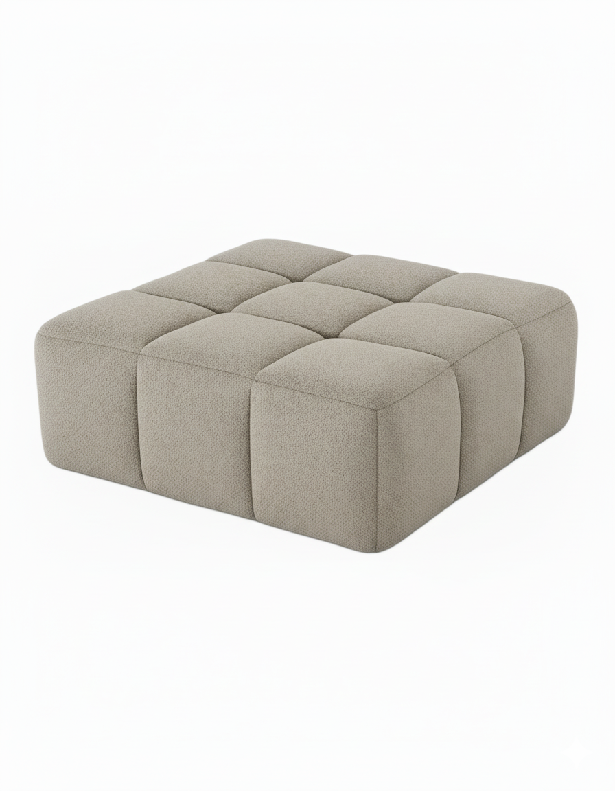 Pouf Modulaire Canapé Bubble - Tissu bouclette