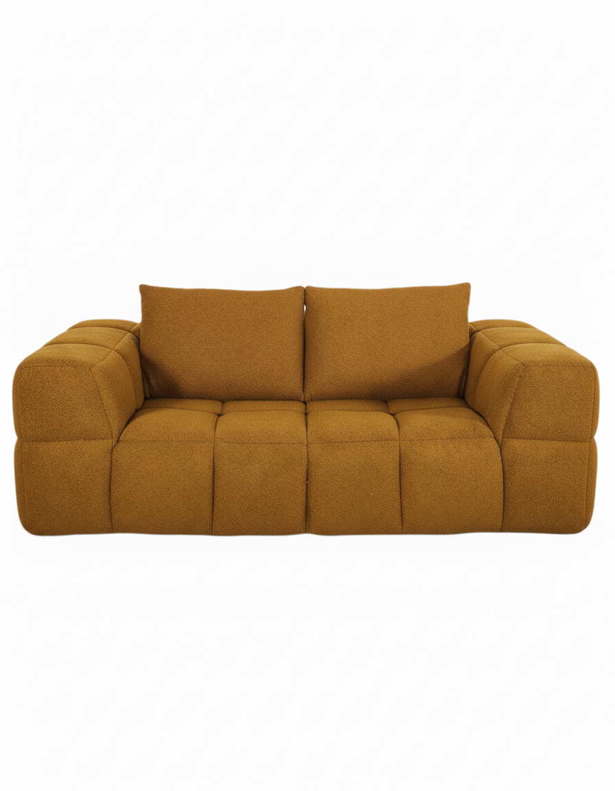 Canapé Bubble 2 Places - Tissu bouclette