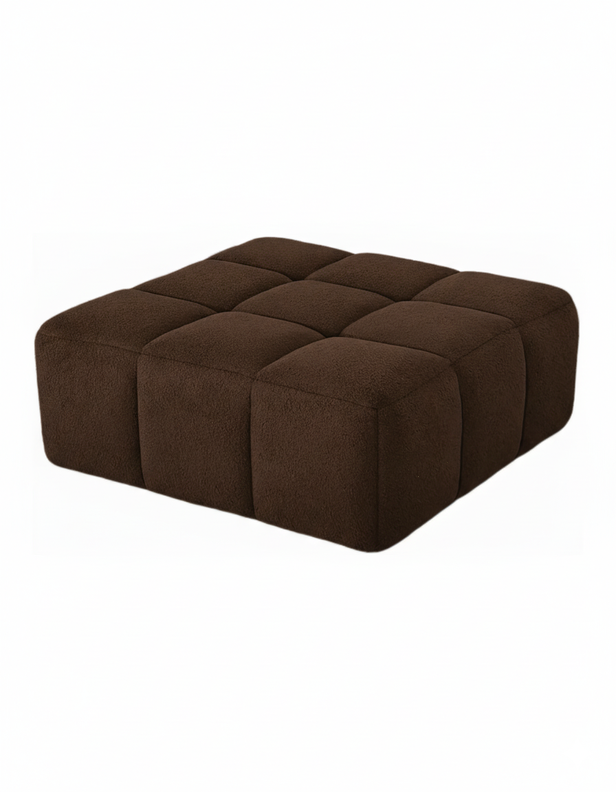 Pouf Modulaire Canapé Bubble - Tissu bouclette