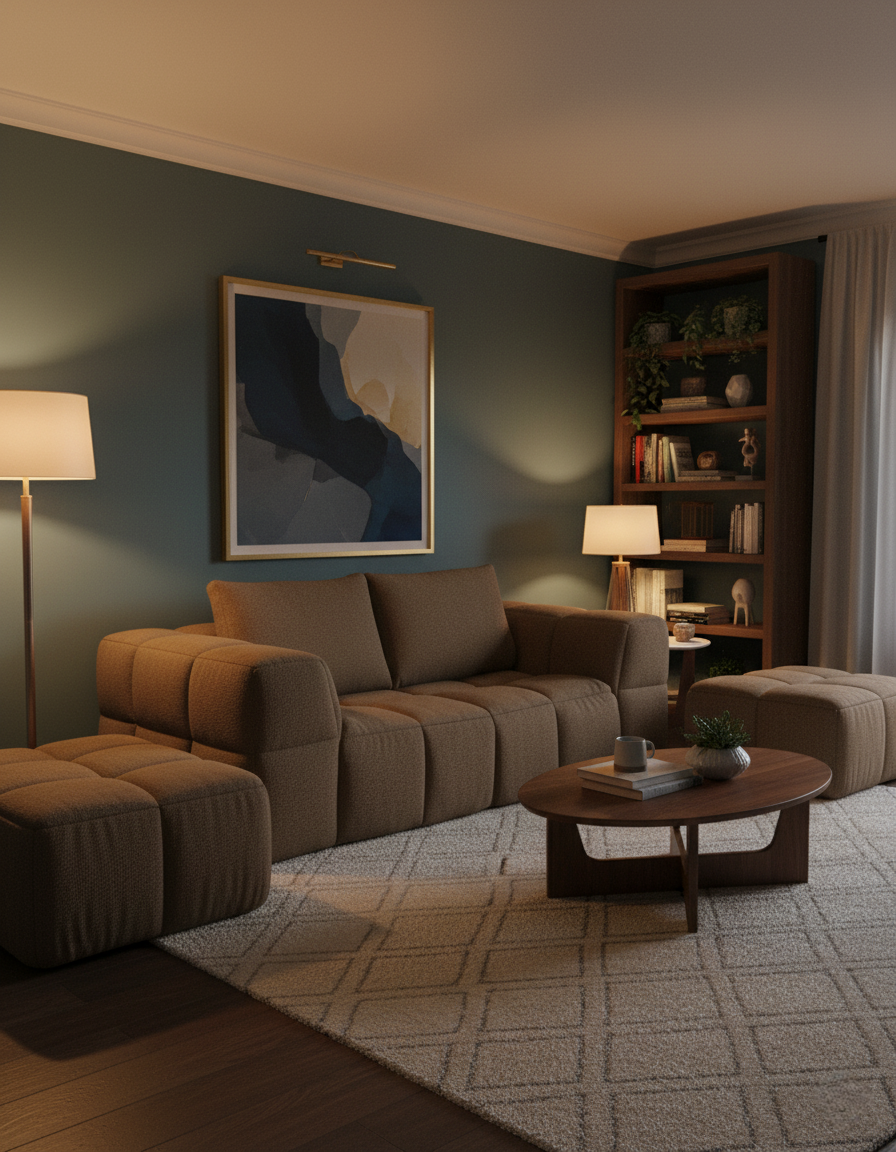 Canapé Bubble 2 Places - Tissu bouclette