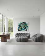 Pouf de Canapé Bubble - Tissu alvéolaire