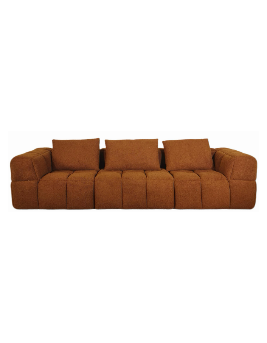 Canapé Bubble 3 Places - Tissu bouclette