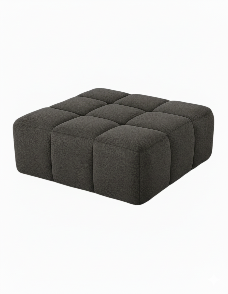 Pouf Modulaire Canapé Bubble - Tissu bouclette
