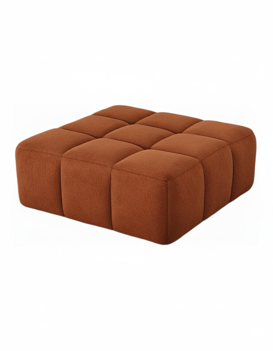 Pouf Modulaire Canapé Bubble - Tissu bouclette