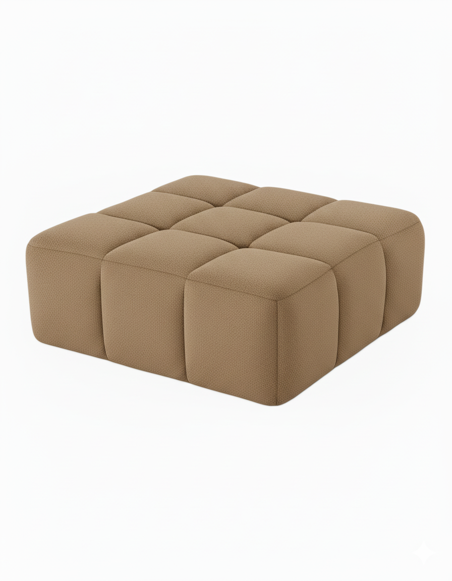 Pouf Modulaire Canapé Bubble - Tissu bouclette